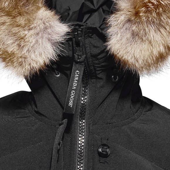 Authentic Canada Goose Lorette Parka Heritage w/ RARE FUR TRIM -MED/BLK - Picture 4 of 9